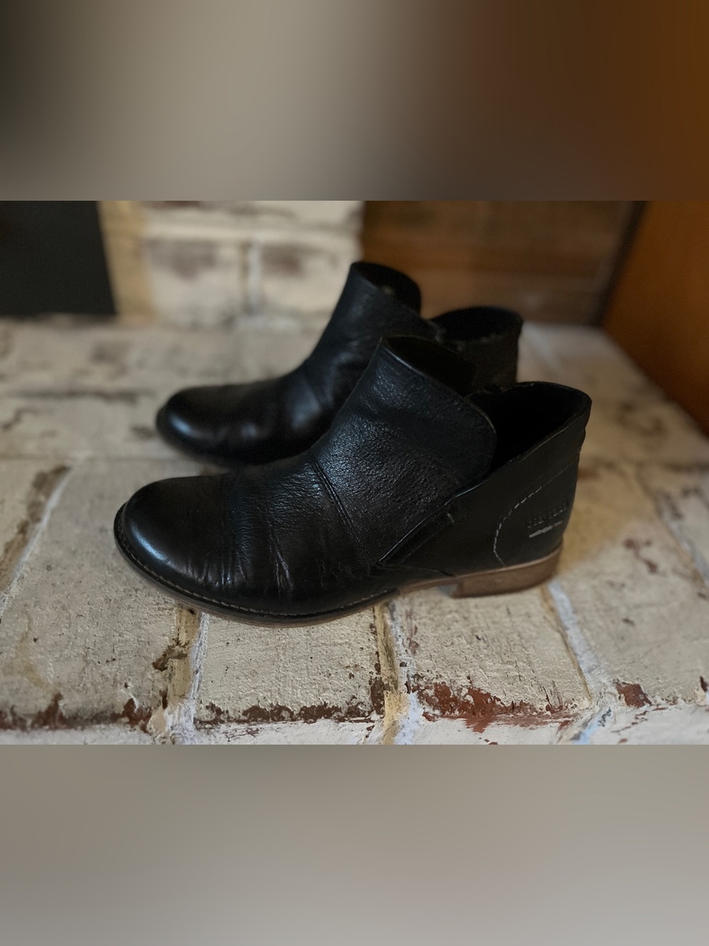 Josef Seibel Black Patent Slip-On Loafer size EU 37 US 7